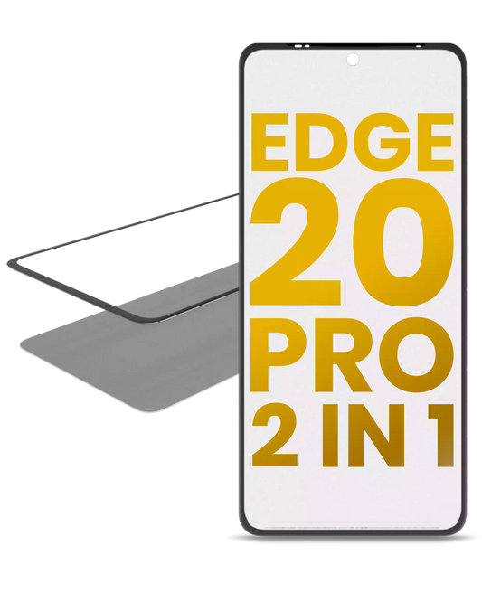 2 in 1 Front Glass With OCA Pre-Installed For Motorola Edge 20 Pro (XT2153-1 / 2021) | SKU 107082060775 | image 1