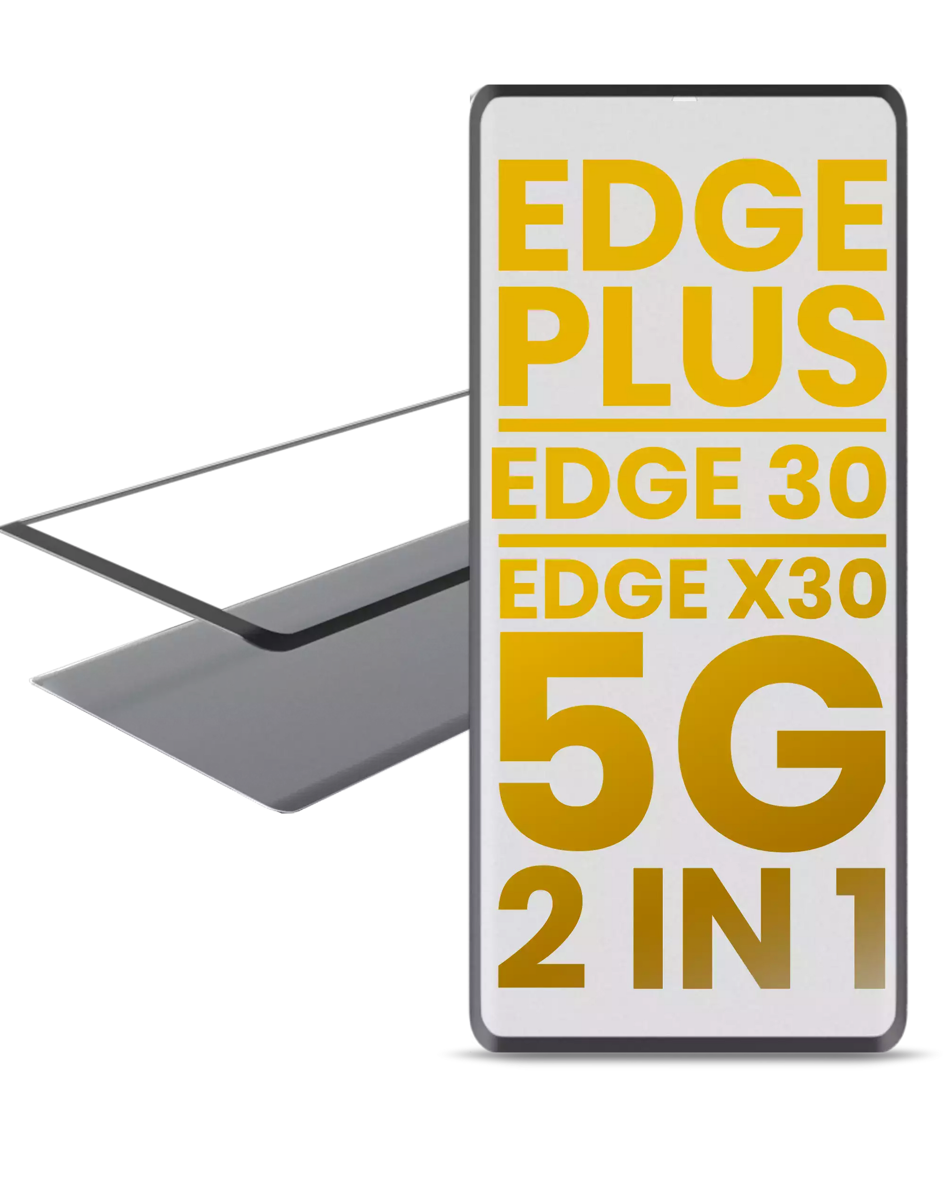 2 in 1 Front Glass With OCA Pre-Installed For Motorola Moto Edge Plus / Edge 30 Pro (XT2201-1/4) / Edge X30 5G (XT2201 -2/6 /2022) | SKU 107082060773 | image 1