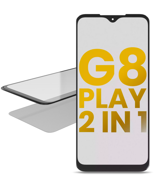 2 in 1 Front Glass With OCA Pre-Installed For Motorola Moto G8 Play (XT2015 / 2019) | compatible mobile phone replacement part | SKU 107082060765 | product image 1