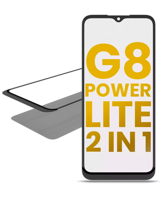 2 in 1 Front Glass With OCA Pre-Installed For Motorola Moto G8 Power Lite (XT2055 / 2020) replacement part for compatible Motorola phone, SKU 107082060761, product image 1