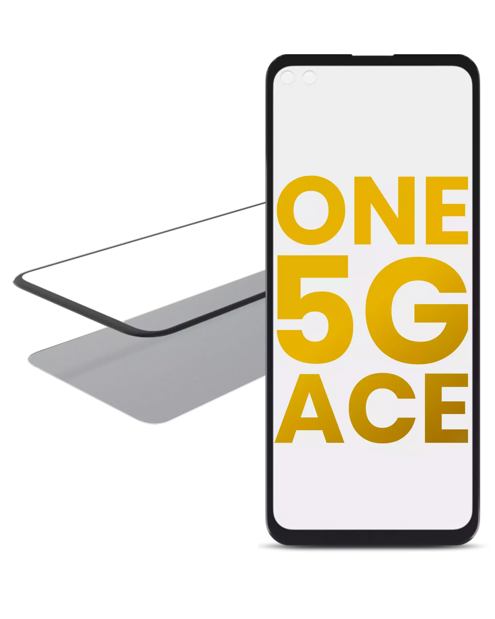 2 in 1 Front Glass With OCA Pre-Installed For Motorola One 5G Ace (XT2113-1/2 / 2021) replacement part for compatible Motorola phone, SKU 107082060786, product image 1