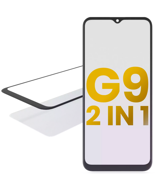 2 in 1 Front Glass With OCA Pre-Installed For Motorola Moto G9 (2020) replacement part for compatible Motorola phone, SKU 107082060757, product image 1