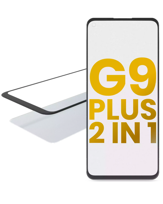 2 in 1 Front Glass With OCA Pre-Installed For Motorola Moto G9 Plus (XT2087 / 2020) replacement part for compatible Motorola phone, SKU 107082060755, product image 1