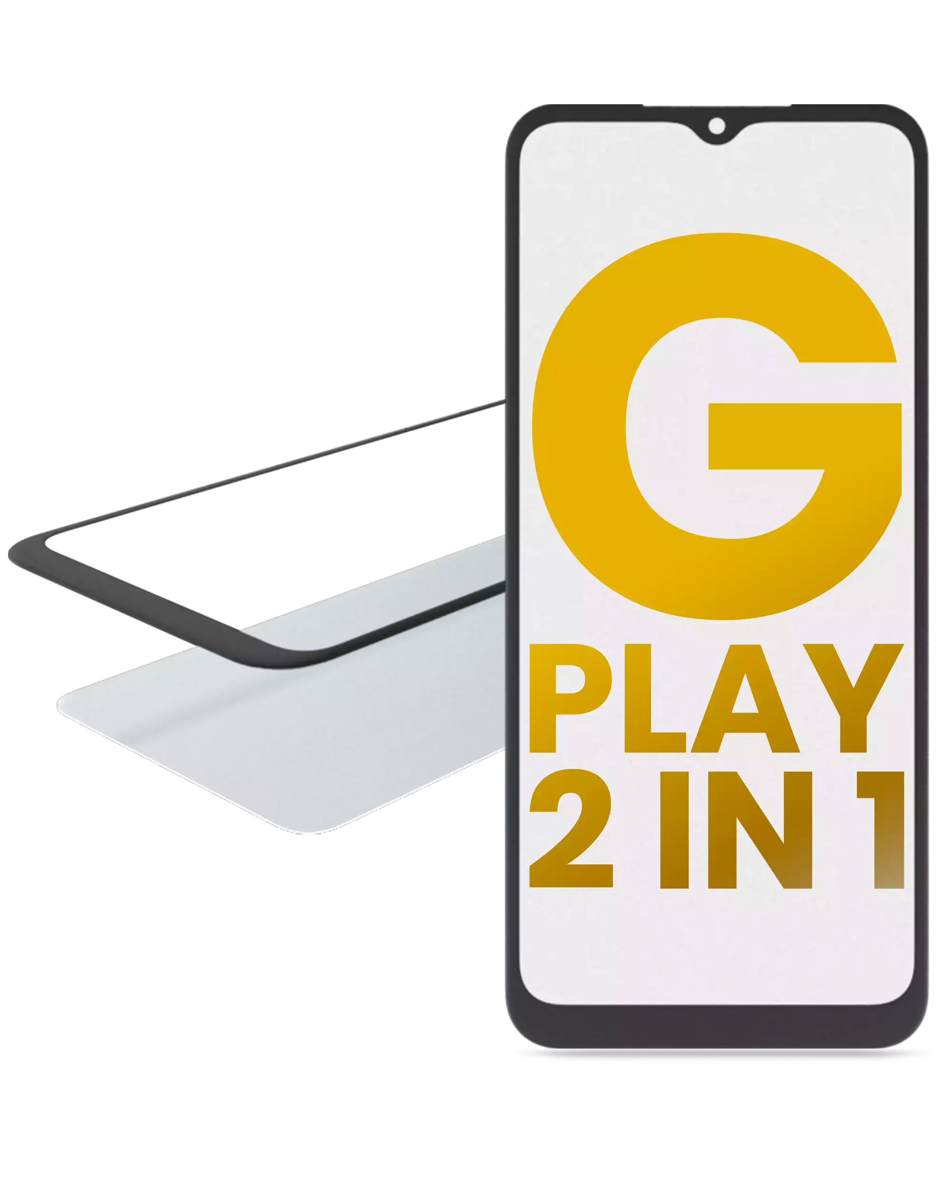 2 in 1 Front Glass With OCA Pre-Installed For Motorola Moto G Play (XT2093 / 2021) replacement part for compatible Motorola phone, SKU 107082060753, product image 1