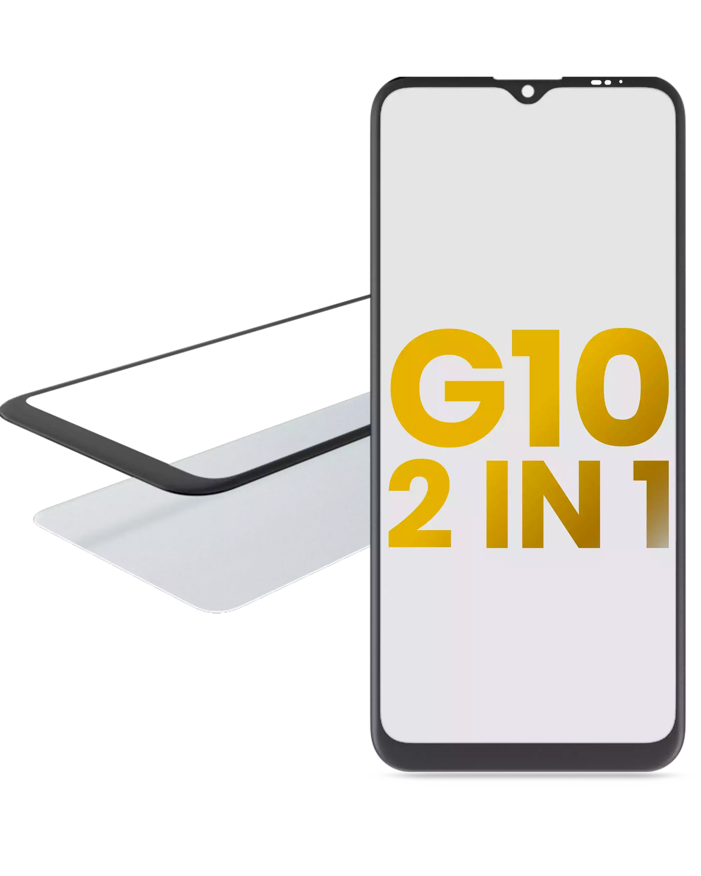2 in 1 Front Glass With OCA Pre-Installed For Motorola Moto G10 (XT2127-2 / 2021) replacement part for compatible Motorola phone, SKU 107082060748, product image 1
