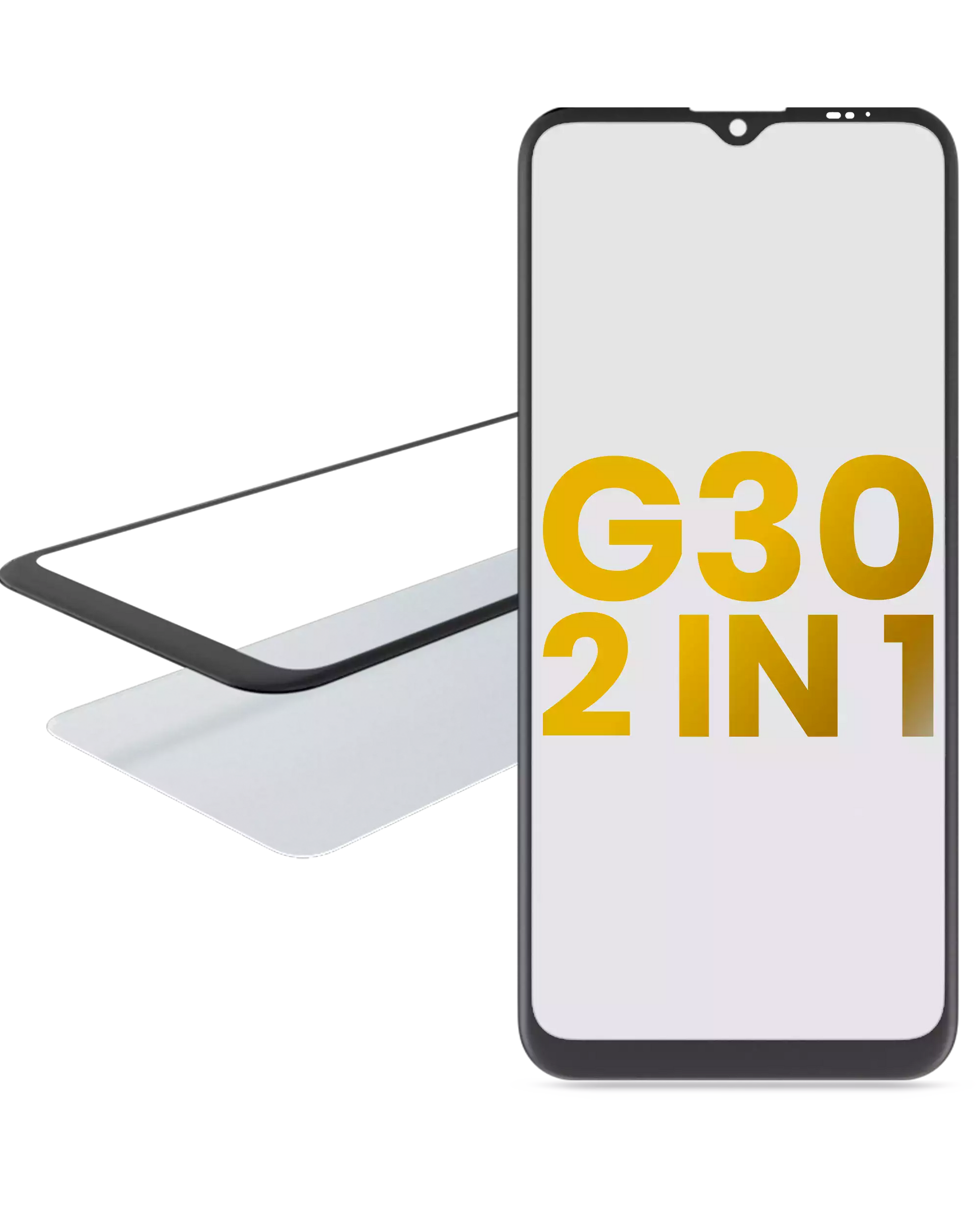 2 in 1 Front Glass With OCA Pre-Installed For Motorola Moto G30 (XT2129 / 2021) replacement part for compatible Motorola phone, SKU 107082060746, product image 1