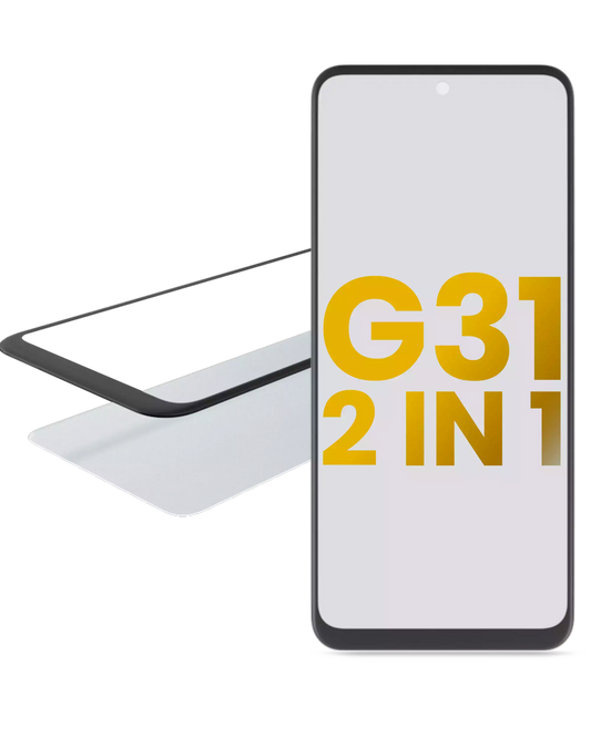 2 in 1 Front Glass With OCA Pre-Installed For Motorola Moto G31 (XT2173 / 2021) replacement part SKU 107082060745 image 1