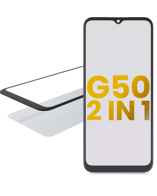 2 in 1 Front Glass With OCA Pre-Installed For Motorola Moto G50 (XT2137 / 2021) replacement part for compatible Motorola phone, SKU 107082060744, product image 1