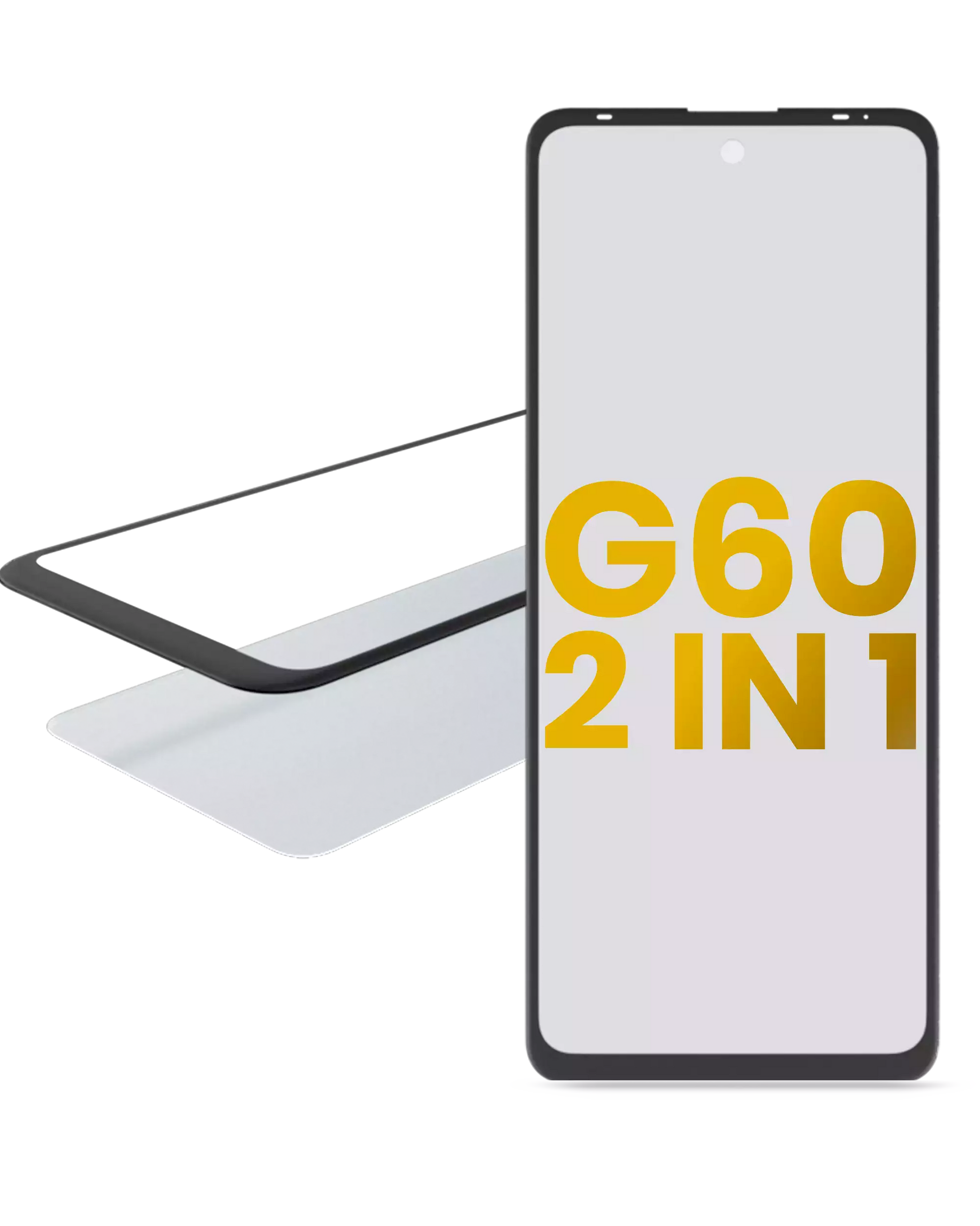 2 in 1 Front Glass With OCA Pre-Installed For Motorola Moto G60 (XT2135 / 2021) replacement part for compatible Motorola phone, SKU 107082060742, product image 1