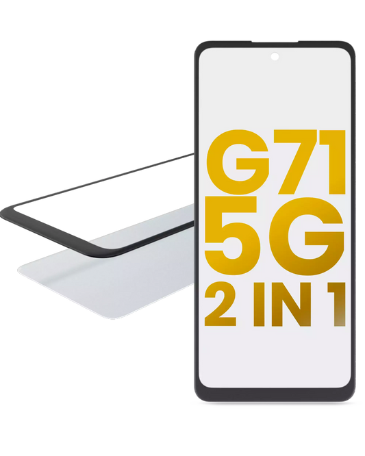 2 in 1 Front Glass With OCA Pre-Installed For Motorola Moto G71 5G (XT2169 / 2022) replacement part SKU 107082060730 image 1