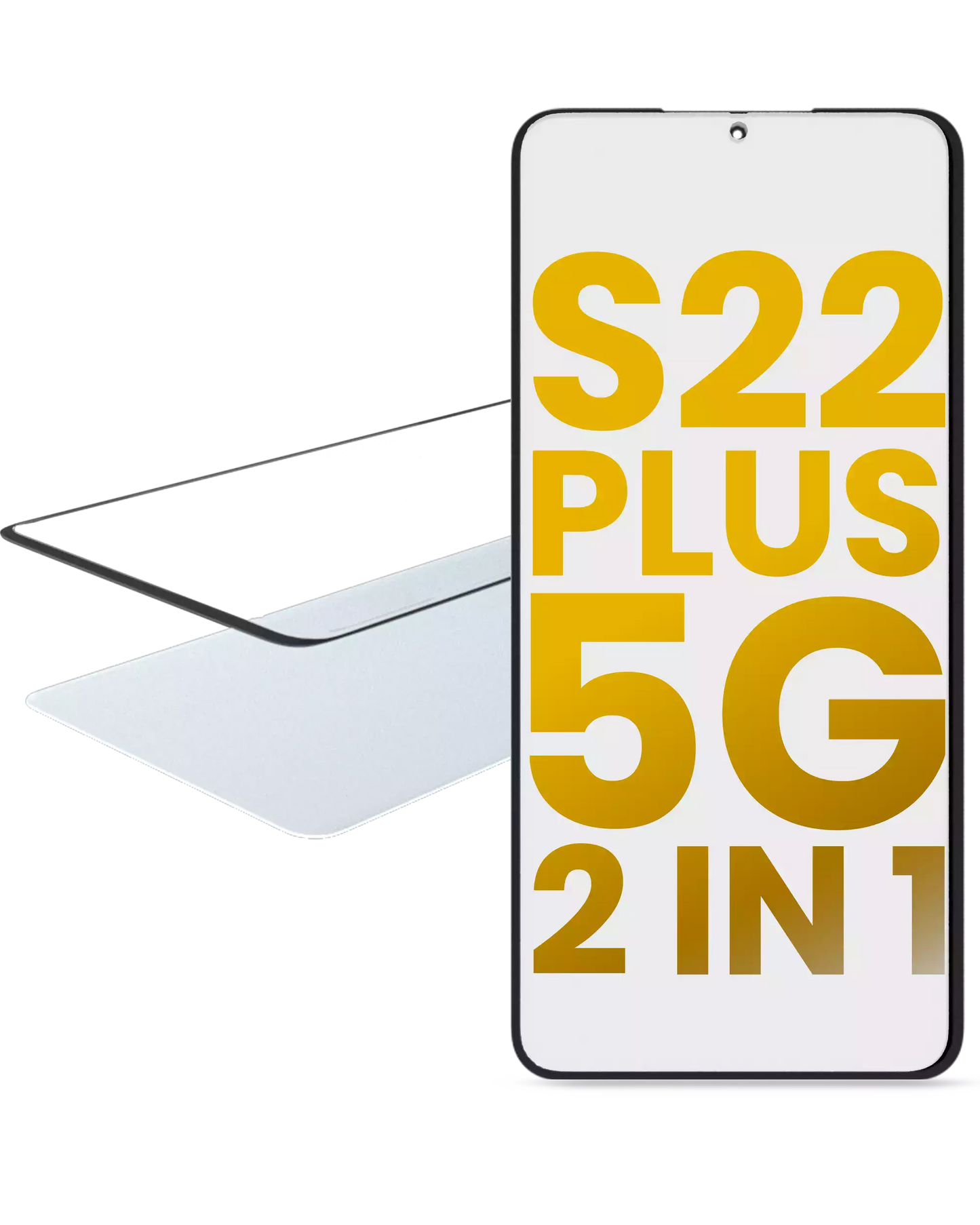 2 in 1 Front Glass With OCA Pre-Installed For Samsung Galaxy S22 Plus 5G