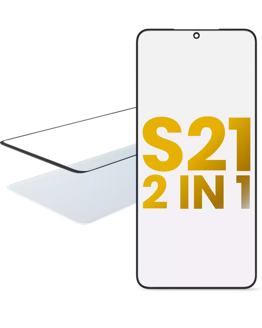 2 in 1 Front Glass With OCA Pre-Installed For Samsung Galaxy S21