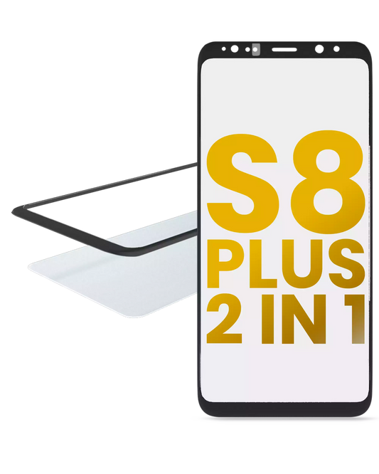2 in 1 Front Glass With OCA Pre-Installed For Samsung Galaxy S8 Plus