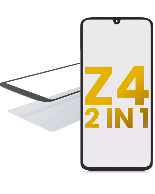 2 in 1 Front Glass With OCA Pre-Installed For Motorola Moto Z4 (XT1980 / 2019) - Motorola replacement part, primary product view, SKU 107082060796