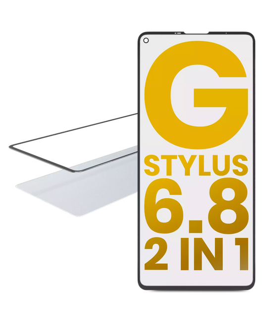 2 in 1 Front Glass With OCA Pre-Installed For Motorola Moto G Stylus 6.8" (XT2115 / 2021) replacement part for compatible Motorola phone, SKU 107082060739, product image 1