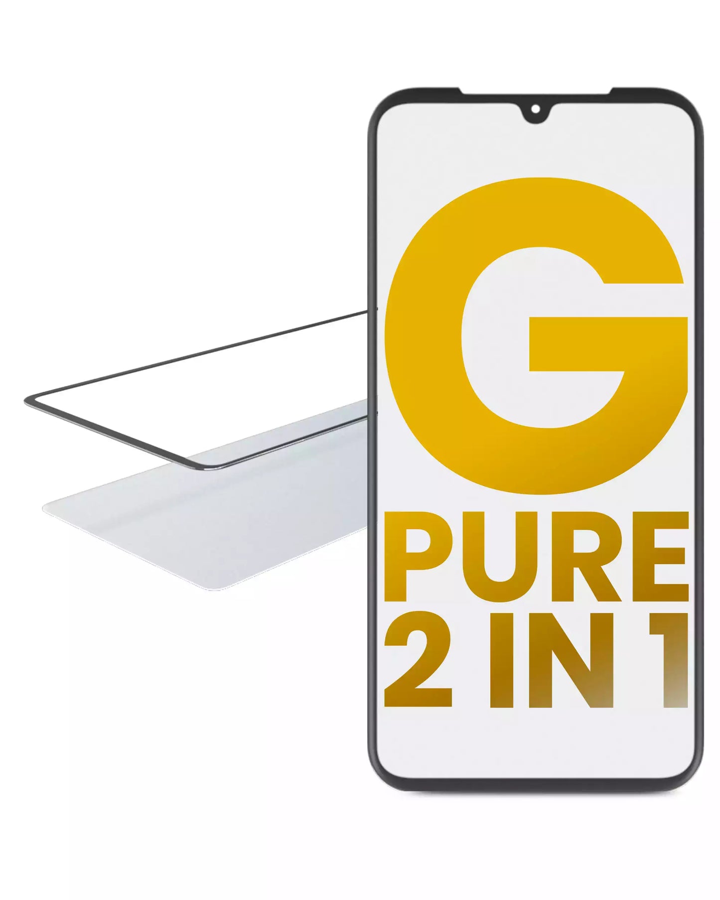 2 in 1 Front Glass With OCA Pre-Installed For Motorola Moto G Pure (XT2163 / 2021) replacement part for compatible Motorola phone, SKU 107082060752, product image 1