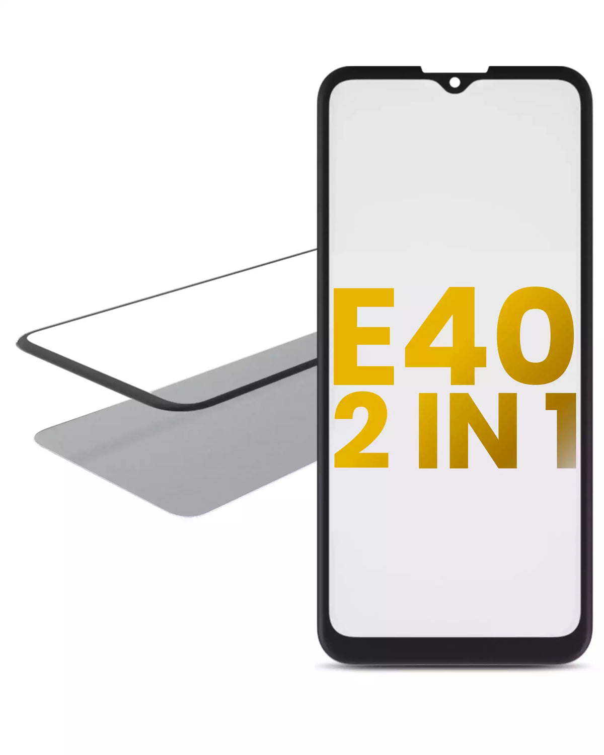 2 in 1 Front Glass With OCA Pre-Installed for Moto E40 (XT2159 / 2021) - Motorola screen replacement part, SKU 107082060778, product image 1