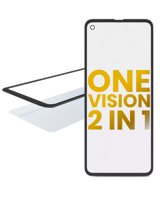 2 in 1 Front Glass With OCA Pre-Installed For Motorola One Vision (XT1970 / 2019) - Motorola replacement part - product image 1 - SKU 107082060795