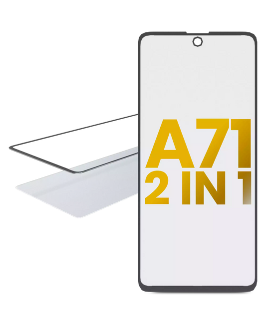 2 IN 1 Front Glass With OCA Pre-Installed For Samsung Galaxy A71 (A715 / 2020) - product image 1