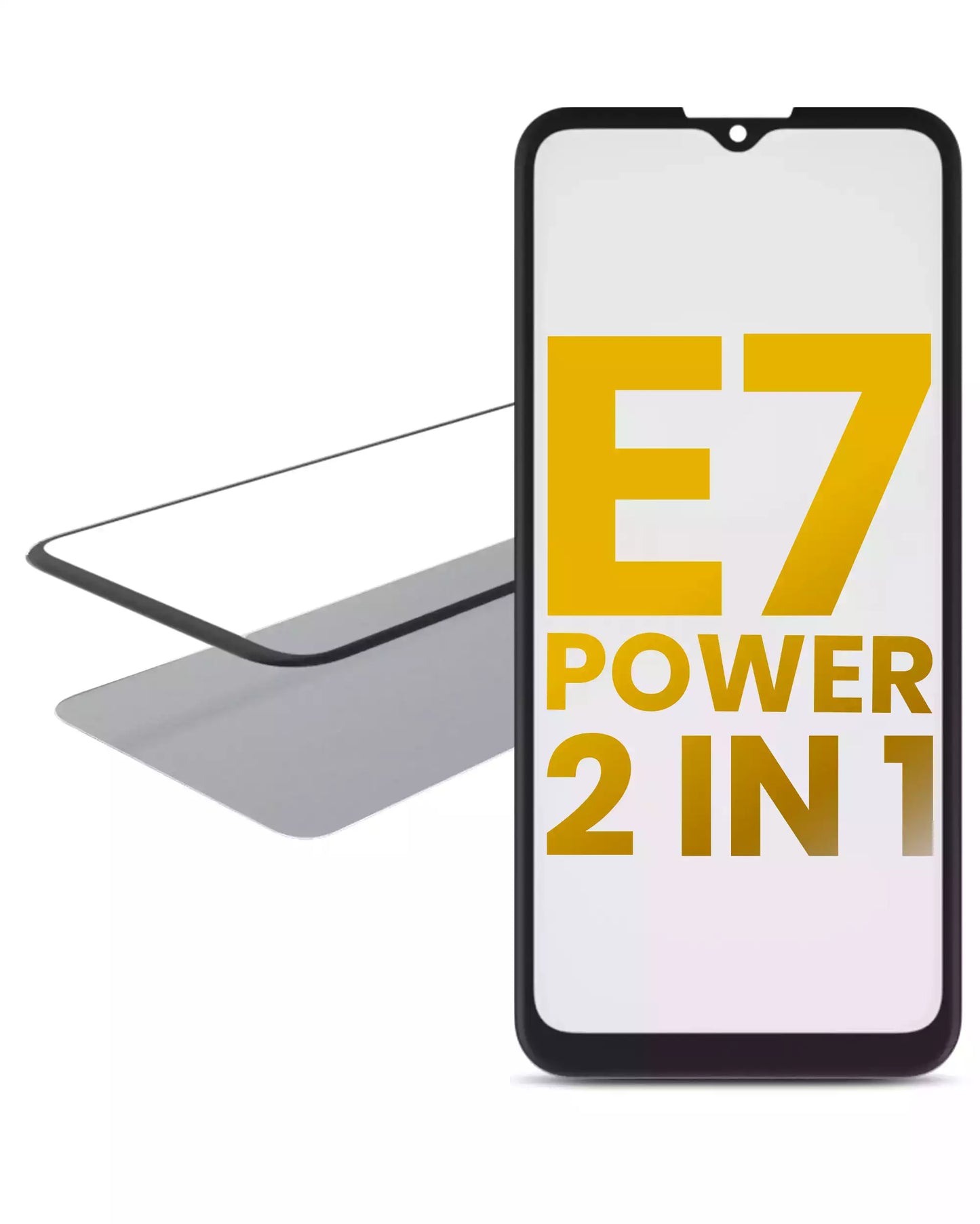 2 in 1 Front Glass With OCA Pre-Installed For Motorola Moto E7 Power (XT2097-6 / 2021) / Moto E7i Power (XT2097-12 / 2021) - image 1