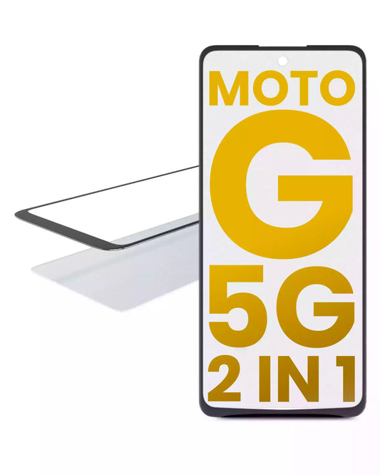 2 in 1 Front Glass With OCA Pre-Installed For Motorola Moto G 5G (XT2113-3 / 2020) replacement part for compatible Motorola phone, SKU 107082060751, product image 1