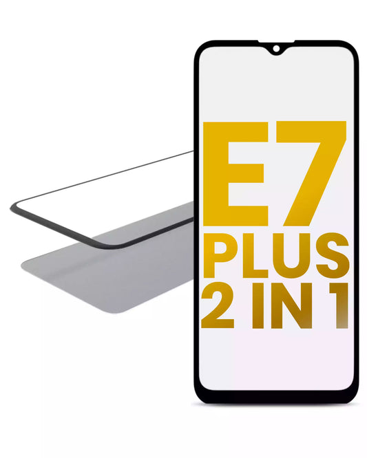 2 in 1 Front Glass With OCA Pre-Installed for Moto E7 Plus (XT2081 / 2020) - Motorola screen replacement part, SKU 107082060783, product image 1