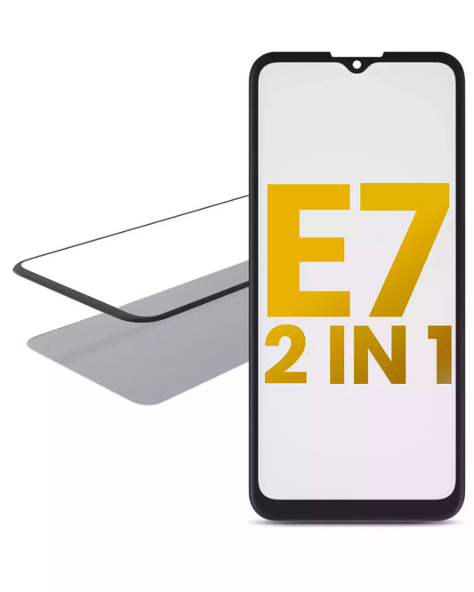 2 in 1 Front Glass With OCA Pre-Installed for Moto E7 (XT2095 / 2020) - Motorola screen replacement part, SKU 107082060785, product image 1