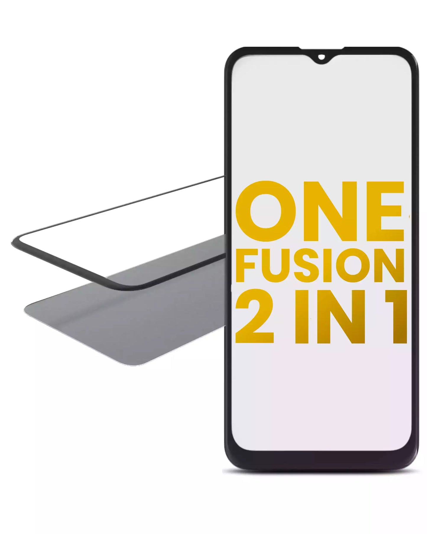 2 in 1 Front Glass With OCA Pre-Installed For Motorola One Fusion (XT2073 / 2020) - Motorola replacement part - product image 1 - SKU 107082060788