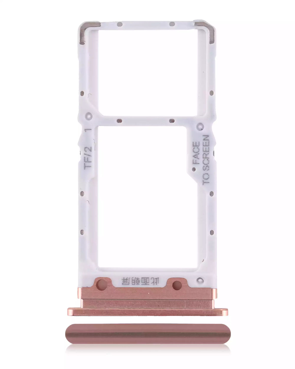 Dual Sim Card Tray For Xiaomi Mi 9 Lite / CC9 (Gold) - replacement part product image SKU 107082114924 - image 1