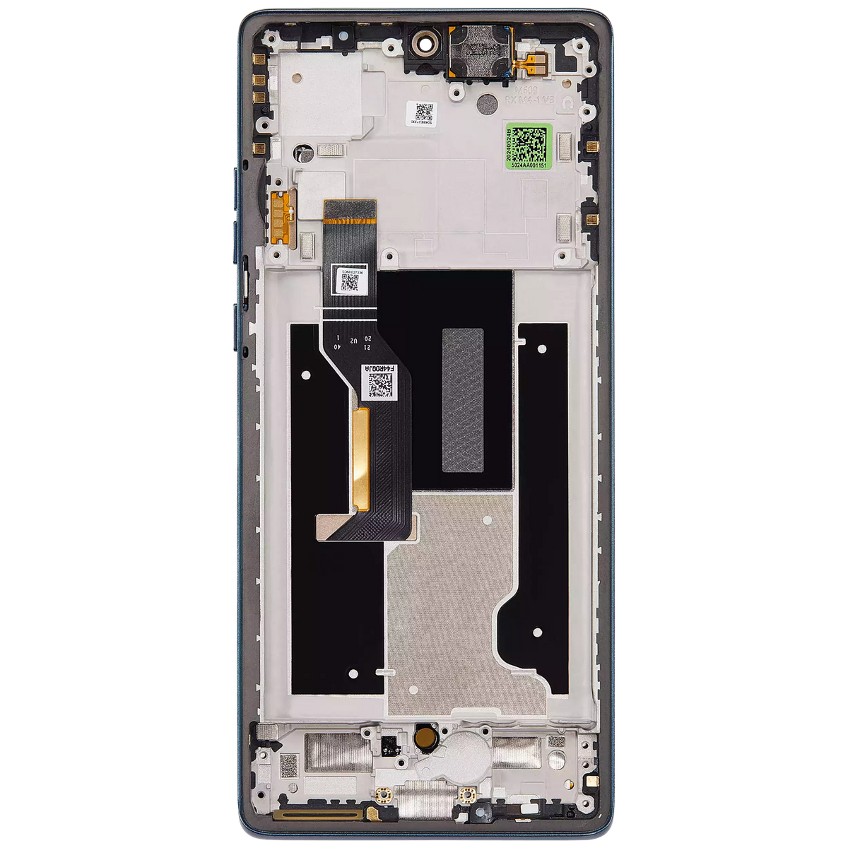OLED Assembly With Frame For Motorola Moto Edge 50 Fusion 5G (XT2429 / 2024) (Refurbished) (Forest Blue) | SKU 107082142303 | image 9