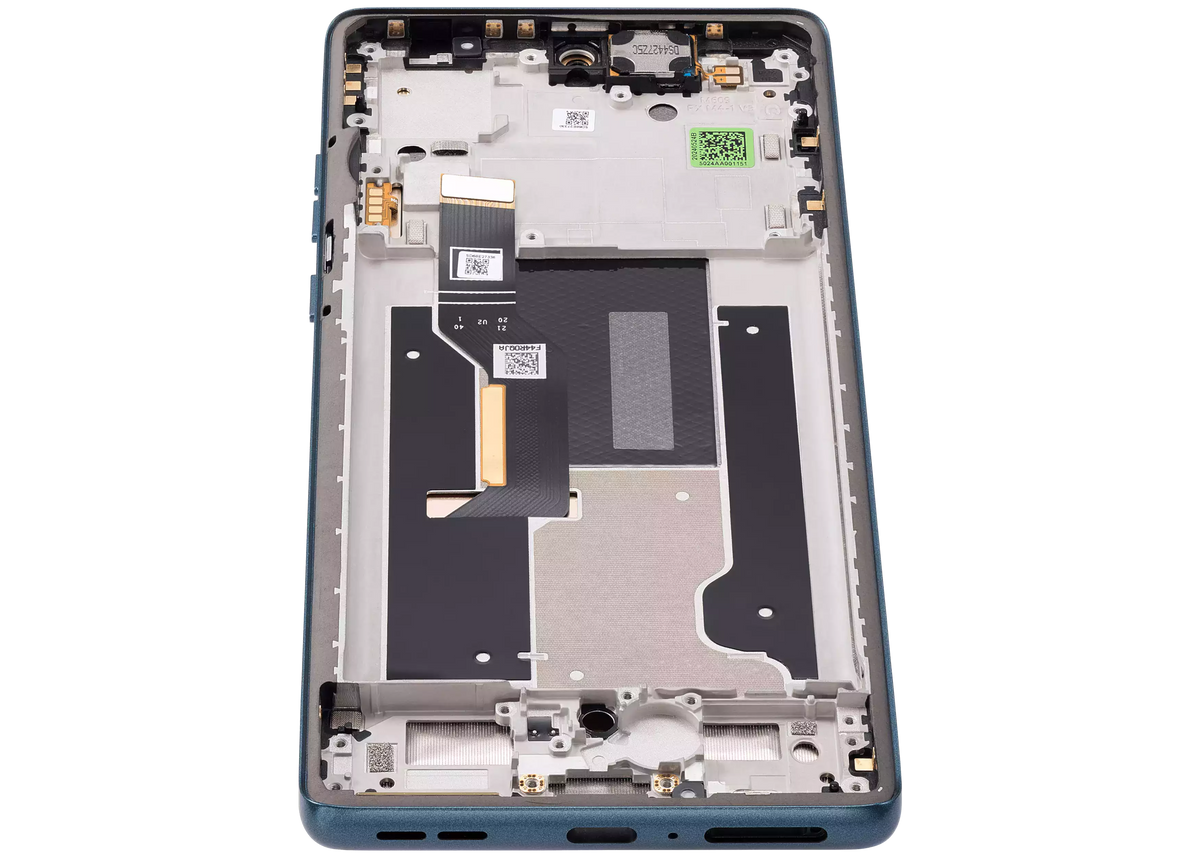 OLED Assembly With Frame For Motorola Moto Edge 50 Fusion 5G (XT2429 / 2024) (Refurbished) (Forest Blue) | SKU 107082142303 | image 3