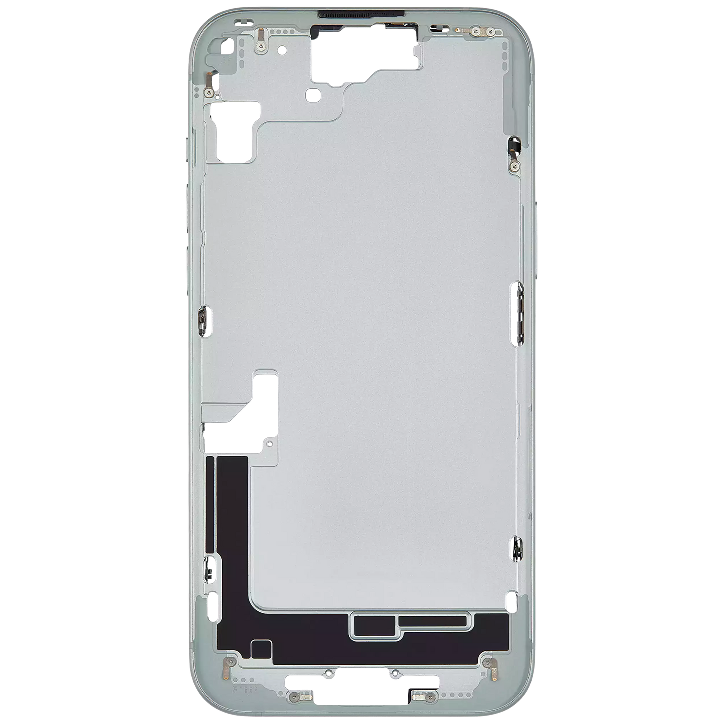 Mid-Frame Housing W/ Small Parts For iPhone 15 Plus (EU / Global Version) (Used OEM Pull: Grade A) (Green)