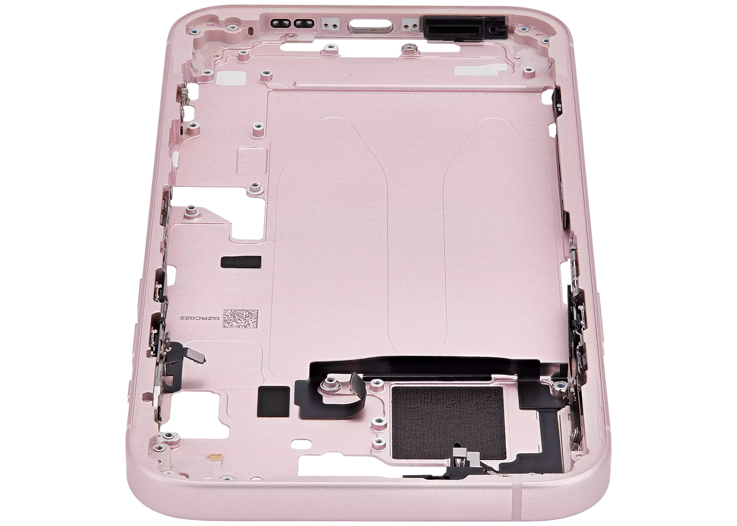 Mid-Frame Housing W/ Small Parts For iPhone 15 Plus (EU / Global Version) (Used OEM Pull: Grade A) (Pink)