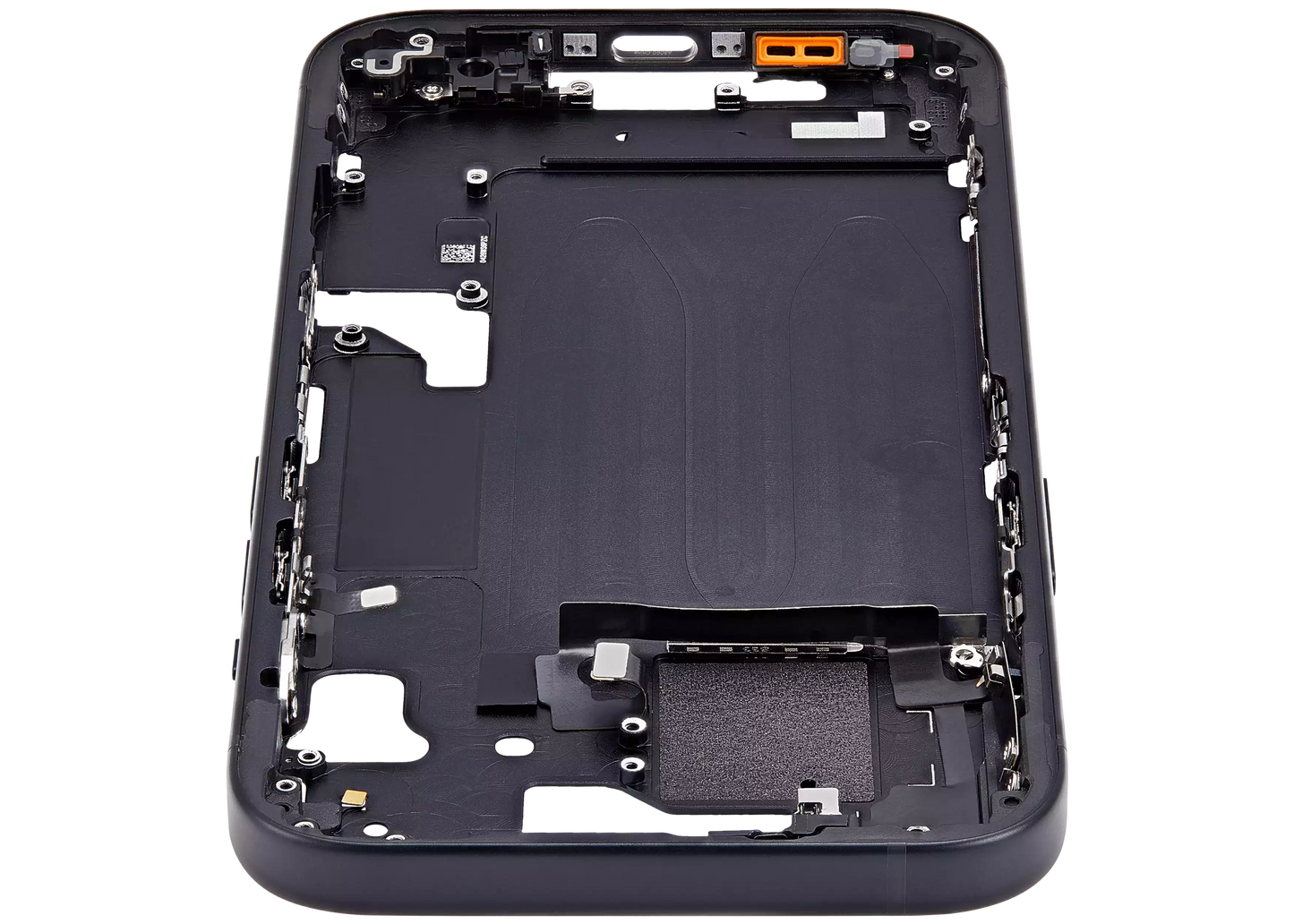 Mid-Frame Housing W/ Small Parts For iPhone 15 (EU / Global Version) (Aftermarket Plus) (Black)