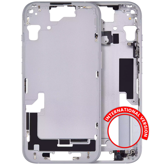Mid-Frame Housing W/ Small Parts For iPhone 15 (EU / Global Version) (Aftermarket Plus) (Blue)