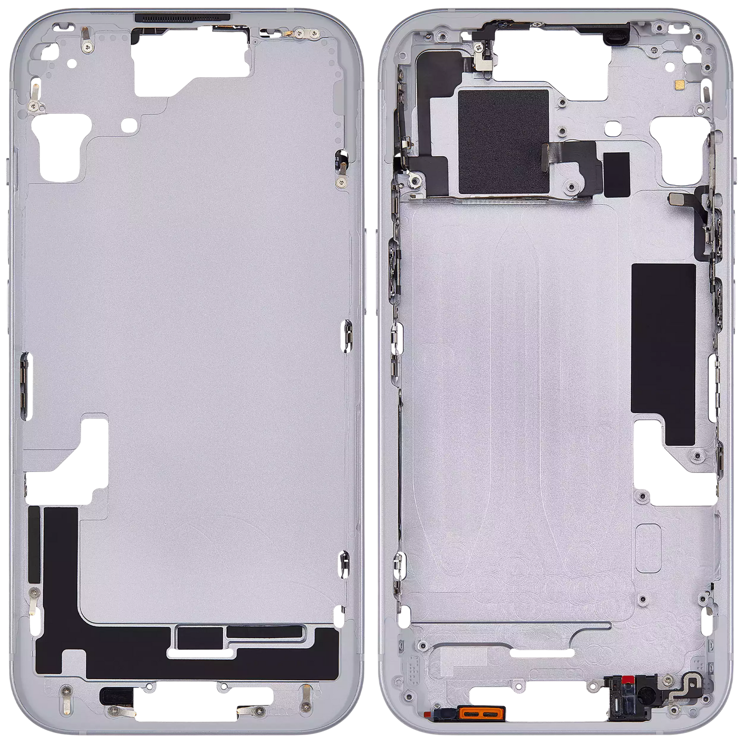 Mid-Frame Housing W/ Small Parts For iPhone 15 (EU / Global Version) (Aftermarket Plus) (Blue)