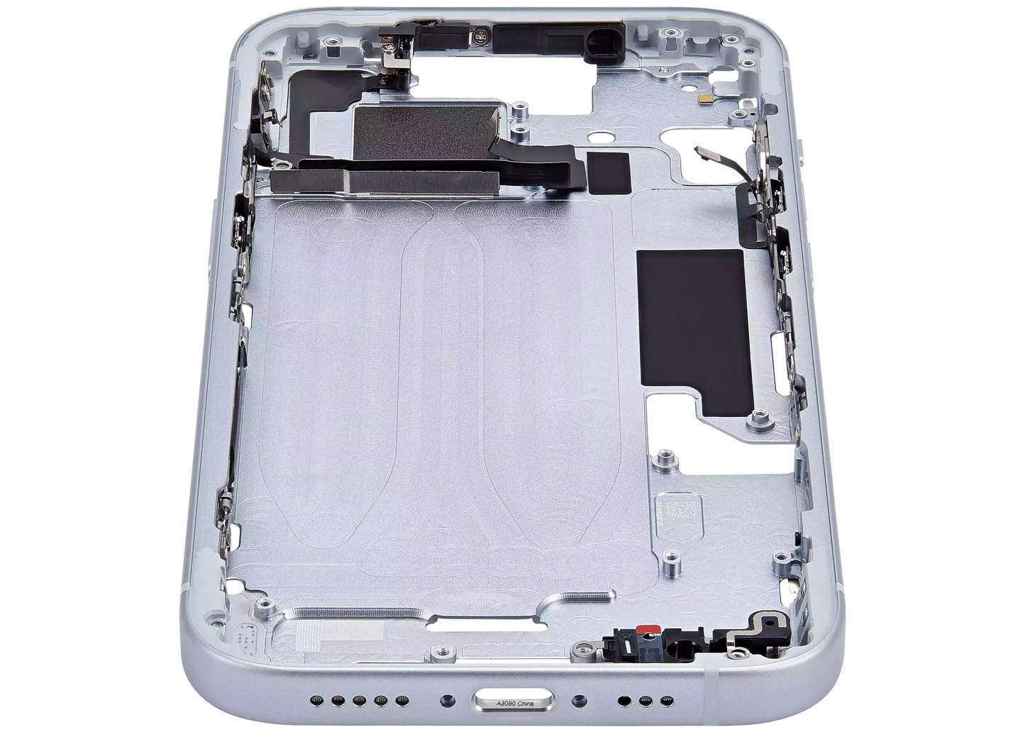 Mid-Frame Housing W/ Small Parts For iPhone 15 (EU / Global Version) (Aftermarket Plus) (Blue)