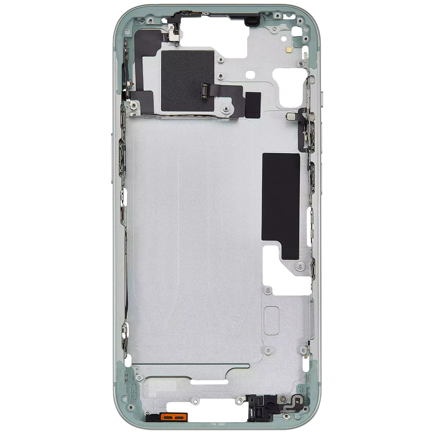 Mid-Frame Housing W/ Small Parts For iPhone 15 (EU / Global Version) (Aftermarket Plus) (Green)