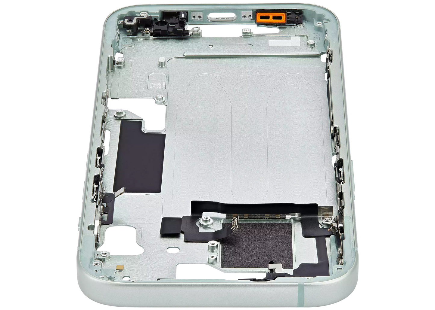 Mid-Frame Housing W/ Small Parts For iPhone 15 (EU / Global Version) (Aftermarket Plus) (Green)