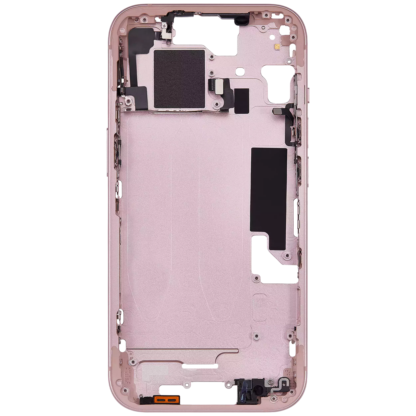 Mid-Frame Housing W/ Small Parts For iPhone 15 (EU / Global Version) (Aftermarket Plus) (Pink)