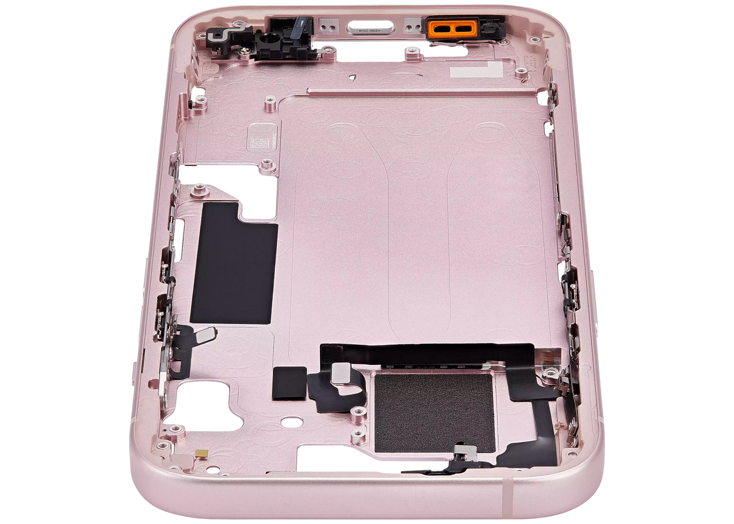 Mid-Frame Housing W/ Small Parts For iPhone 15 (EU / Global Version) (Aftermarket Plus) (Pink)