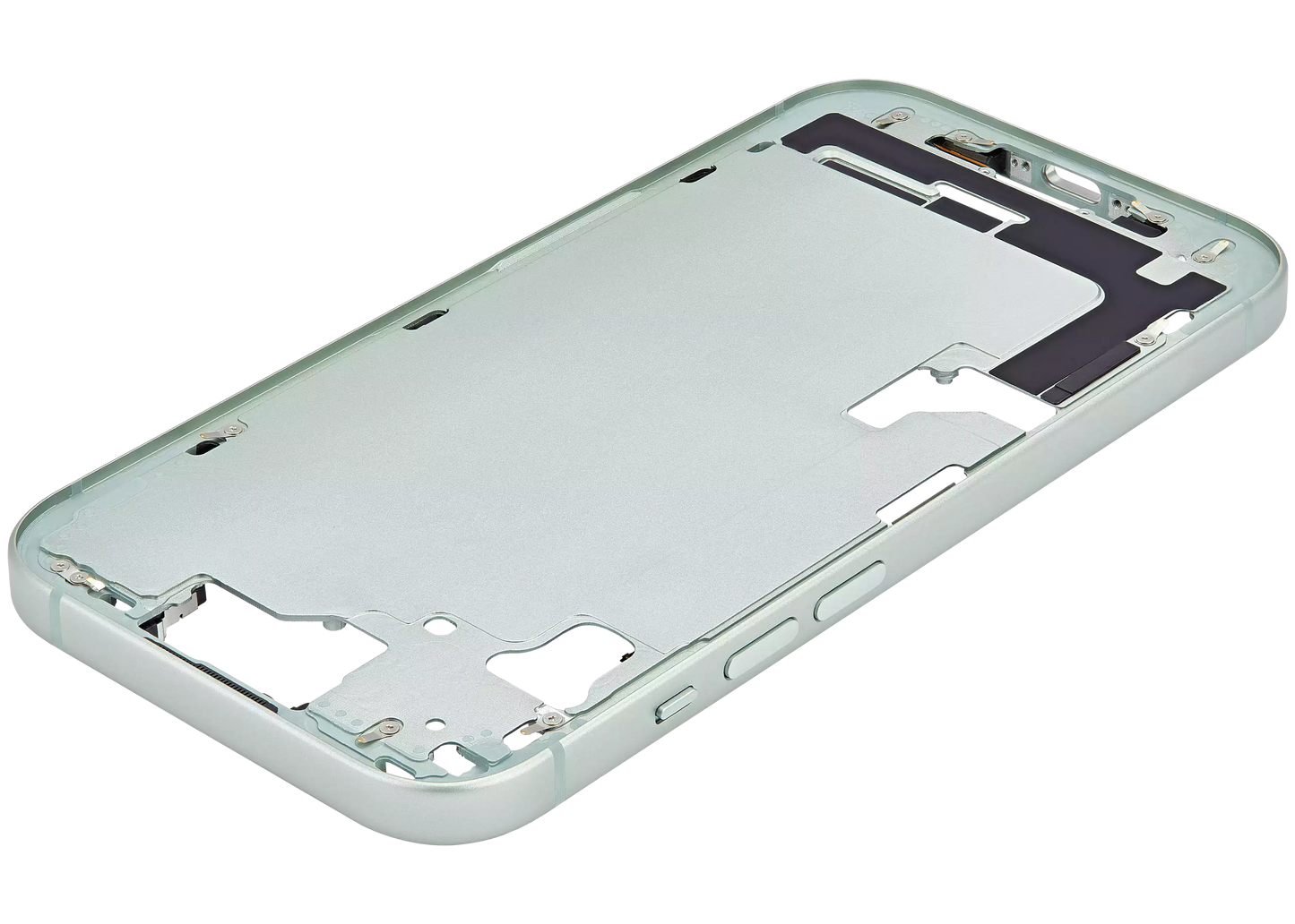 Mid-Frame Housing W/ Small Parts For iPhone 15 (US Version) (Aftermarket Plus) (Green)