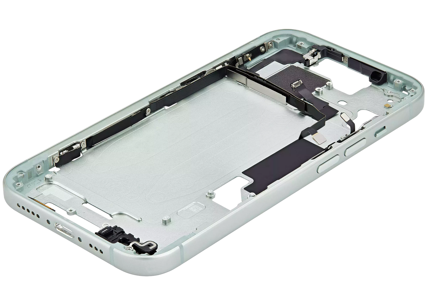 Mid-Frame Housing W/ Small Parts For iPhone 15 (US Version) (Aftermarket Plus) (Green)