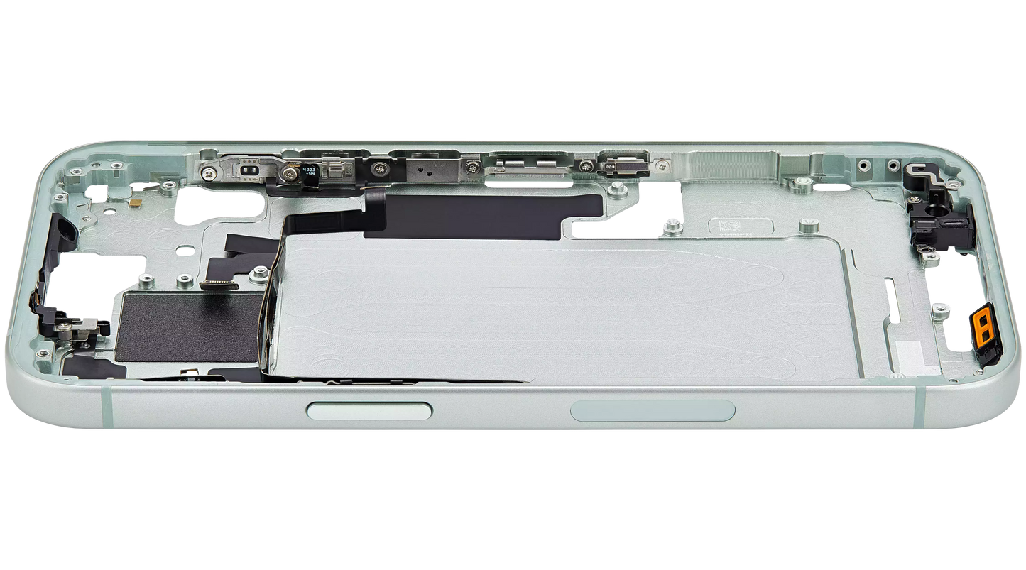 Mid-Frame Housing W/ Small Parts For iPhone 15 (US Version) (Aftermarket Plus) (Green)