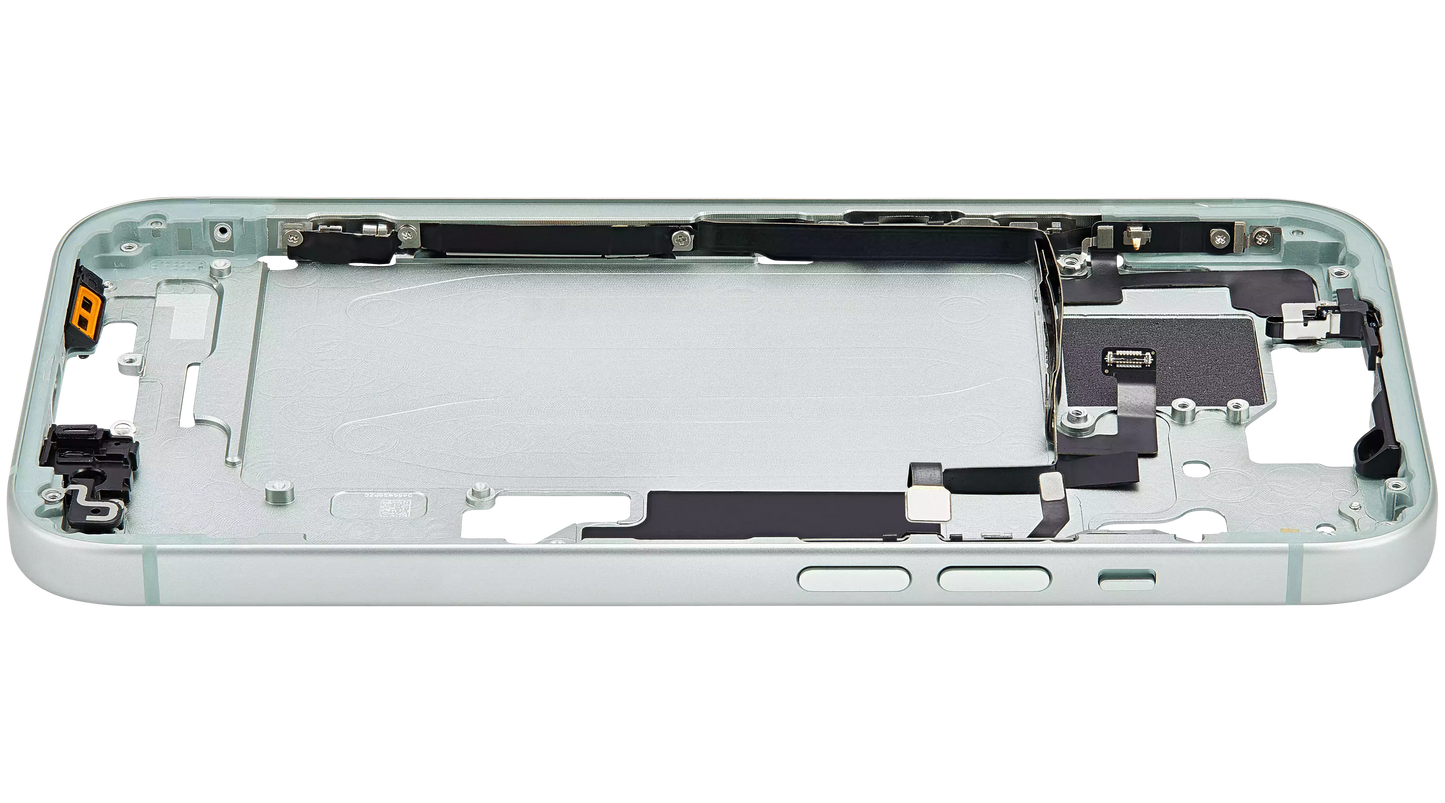 Mid-Frame Housing W/ Small Parts For iPhone 15 (US Version) (Aftermarket Plus) (Green)