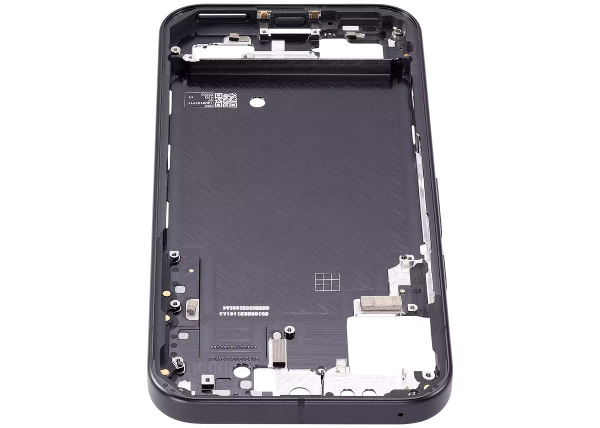 Mid-Frame Housing For Google Pixel 9 (Obsidian) - replacement component detail view