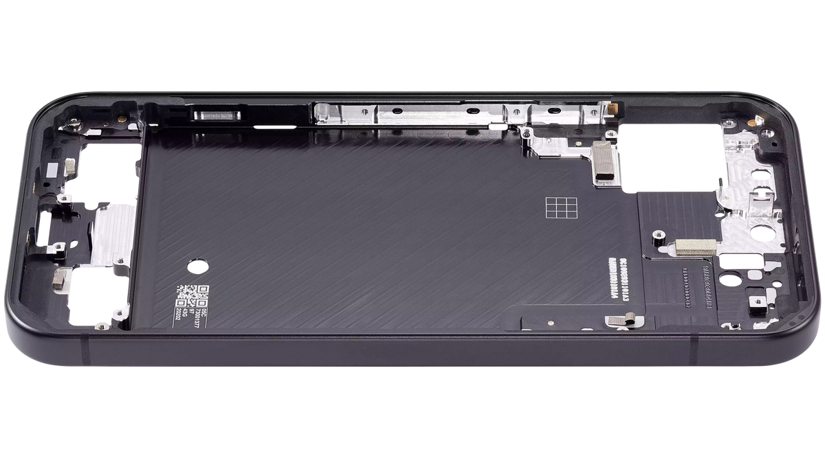 Mid-Frame Housing For Google Pixel 9 (Obsidian) - replacement part additional angle