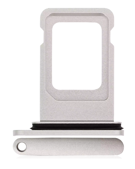 Single Sim Card Tray For iPhone 11 (White)