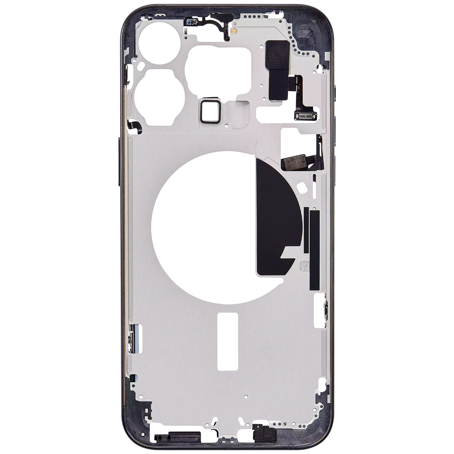 Mid-Frame Housing W/ Small Parts For iPhone 15 Pro Max (EU / Global Version) (Aftermarket Plus) (Blue Titanium)