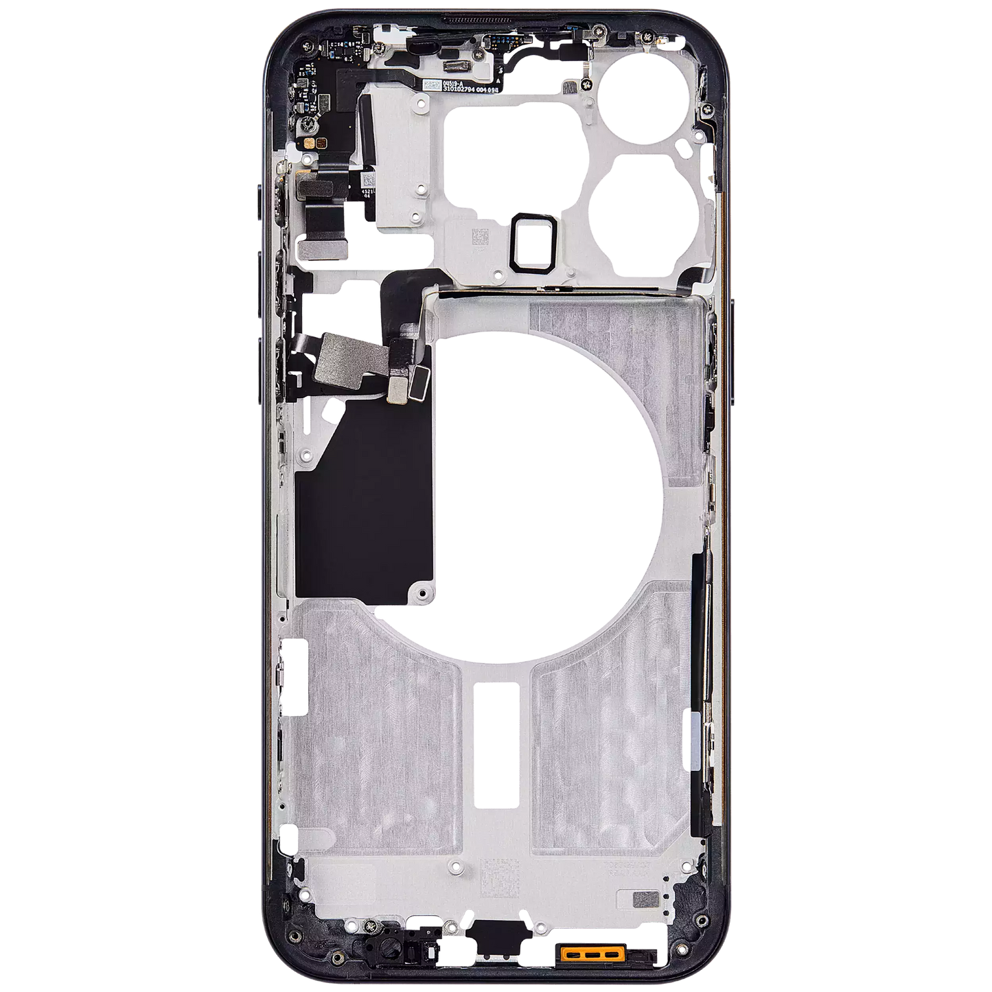 Mid-Frame Housing W/ Small Parts For iPhone 15 Pro Max (EU / Global Version) (Aftermarket Plus) (Blue Titanium)